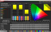 CalMAN: Colori Misti - profilo cromatico vivido, spazio colore target DCI P3