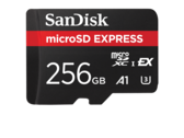 La prima scheda microSD Express di Sandisk. (Immagine: Sandisk)