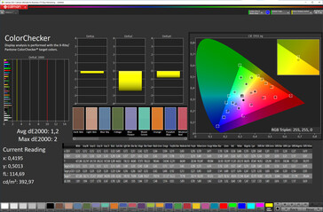 Colori (profilo: naturale; spazio di destinazione del colore: sRGB)
