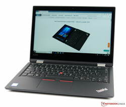 Recensione del ThinkPad Lenovo L390 Yoga convertibile. Dispositivo di prova gentilmente fornito da campuspoint.de.