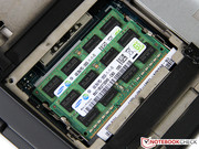 Entrambi gli slots di memoria sono occupati da moduli da 4 GByte DDR3-1600.