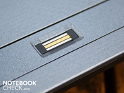 L'accesso al notebook può essere personalizzato con il lettore di impronte digitali.