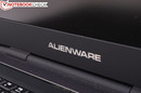 Il logo Alienware illuminato.