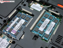 Il V3-772G ha quattro slots RAM ed Acer ci ha montato in totale 32 GB!