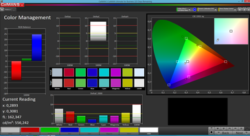 Color Space (gamma di colore target: sRGB)