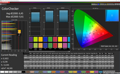 ColorChecker (profilo: Cinema, spazio colore: Adobe RGB)