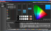 CalMan color checker Adobe RGB, modalità: professional photo
