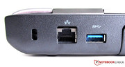 Un'altra USB 3,0 si trova sul retro insieme alla porta LAN RJ45