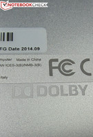 Acer ha dotato l'Iconia Tab 10 di un sistema sonoro Dolby.