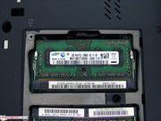 I 4 GB di RAM del modello di test sono distribuiti sui 2 slot disponibili.