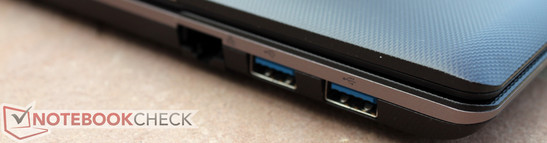 Lato sinistro: LAN, 2x USB 3.0
