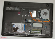The hardware can be accessed after removing the cover.