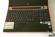 Un punto debole del GX620 è la tastiera, piena zeppa di tasti.