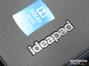 L'IdeaPad-branding sui punti di appoggio dei polsi