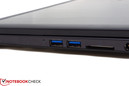 Il GS70 è ben equipaggiato con quattro porte USB 3.0.