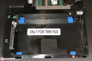E' possibile usare solo hard disk alti 7 mm.