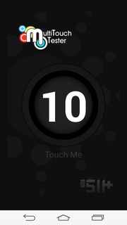 Il touchscreen supporta il multitouch a 10 dita.