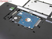 La cover di manutenzione rende possibile installare facilmente un SSD.