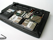 Il nostro notebook di test montava due Western Digital hard disks con capacità complessiva di 640GB.
