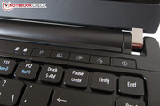 Acer ha messo qualche hot keys oltre al pulsante di accensione.