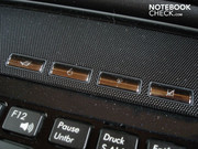 Quattro comodi tasti rapidi sopra la tastiera, assieme agli altri per disabilitare il touchpad