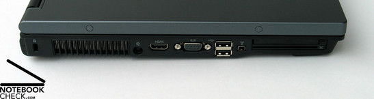 HP Compaq 8710p Interfacce