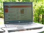 Test HP Compaq 8710p Outdoor