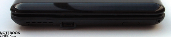 Lato destro: multimedia card reader, USB 2.0, HP Mobile Drive (opzionale)