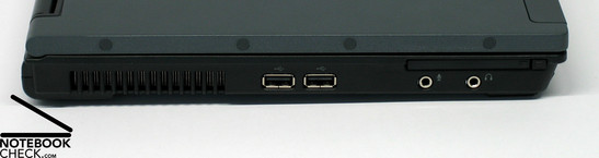 HP Compaq nc6400 Interfacce