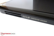 Nonostante il SRS Premium Sound, la qualità degli altoparlanti non vincerà alcun premio.