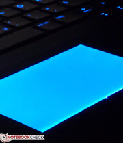 Il touchpad si illumina anche troppo