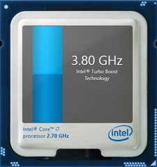 Turbo Boost up to 3.8 GHz for one core