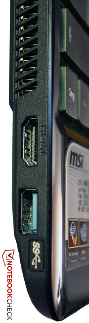 Apprezziamo la presenza dell'HDMI e della USB 3.0 nell'MSI Wind U270.