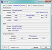 System info CPUZ Scheda Madre