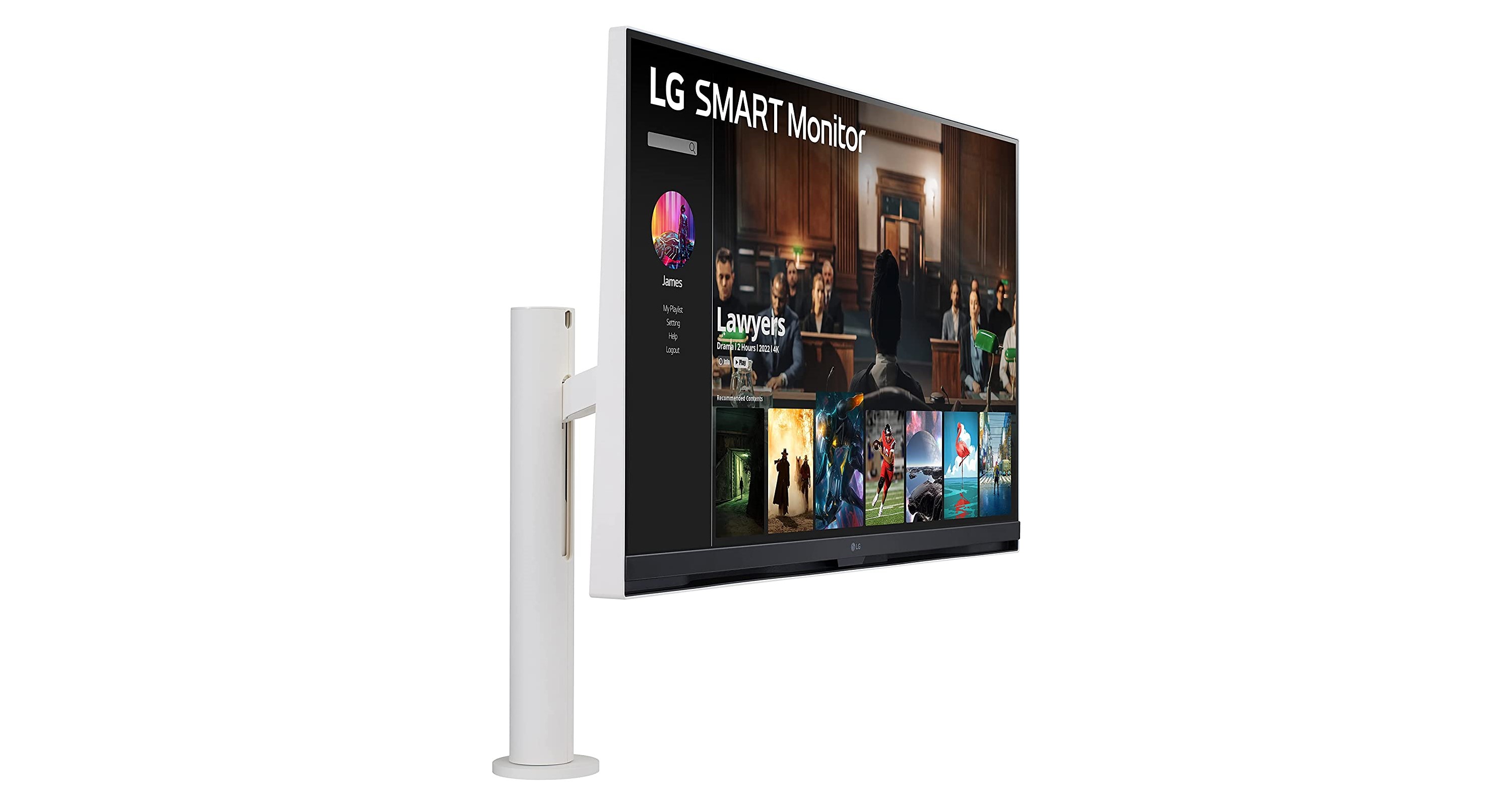 LG Smart Monitor 32SQ780S arriva sul mercato statunitense per sfidare il 4K  Samsung M8 -  News