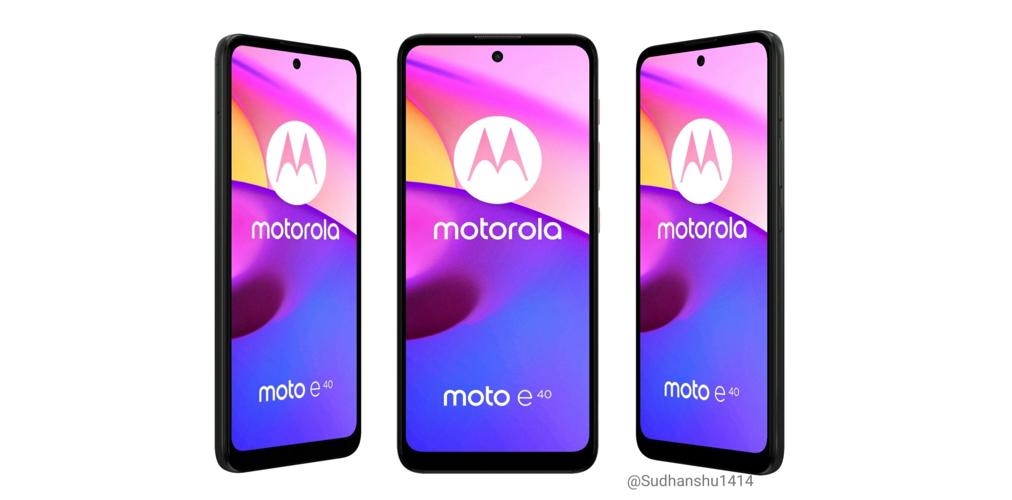 Moto E40 specifiche complete e rendering per il presunto flagship economico di Motorola in una