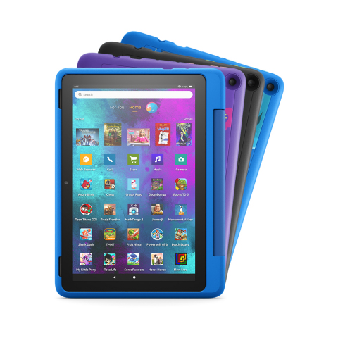 È stata lanciata anche la nuova gamma di tablet Fire Kids Pro di Amazon. (Immagine: Amazon)