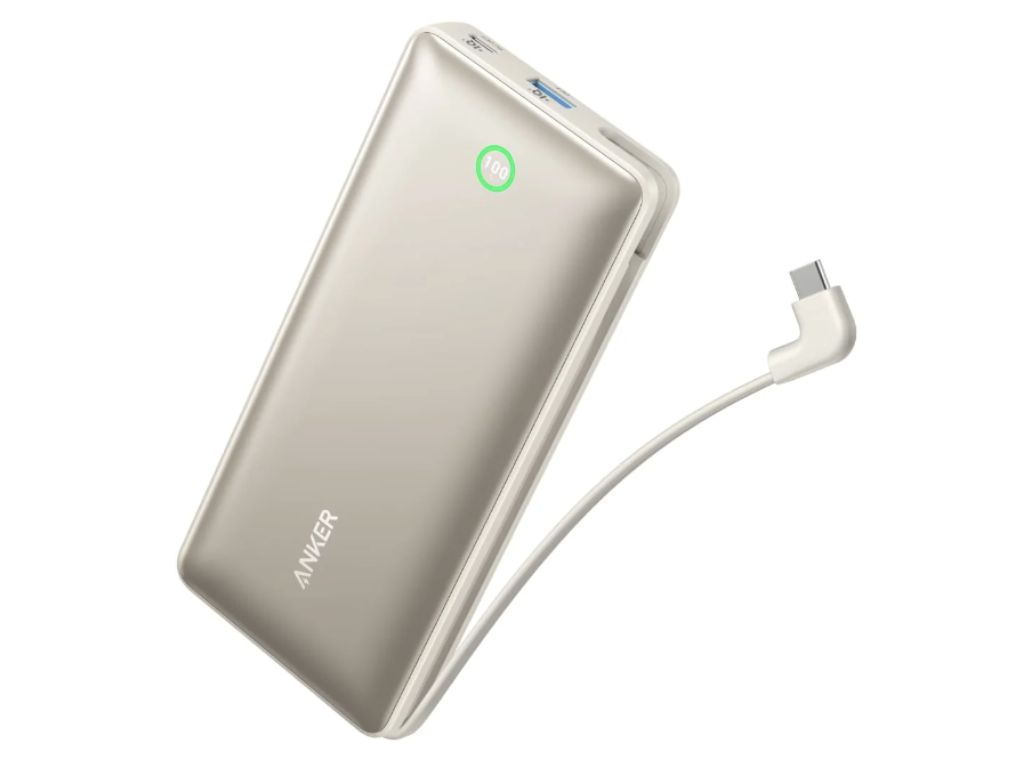 IWALK Mini Power Bank 9000mAh Con Cavo Incorporato E Porta USB-C – Ultra Compatto, Ricarica Veloce Per IPhone 14/13/12/11/X E AirPods