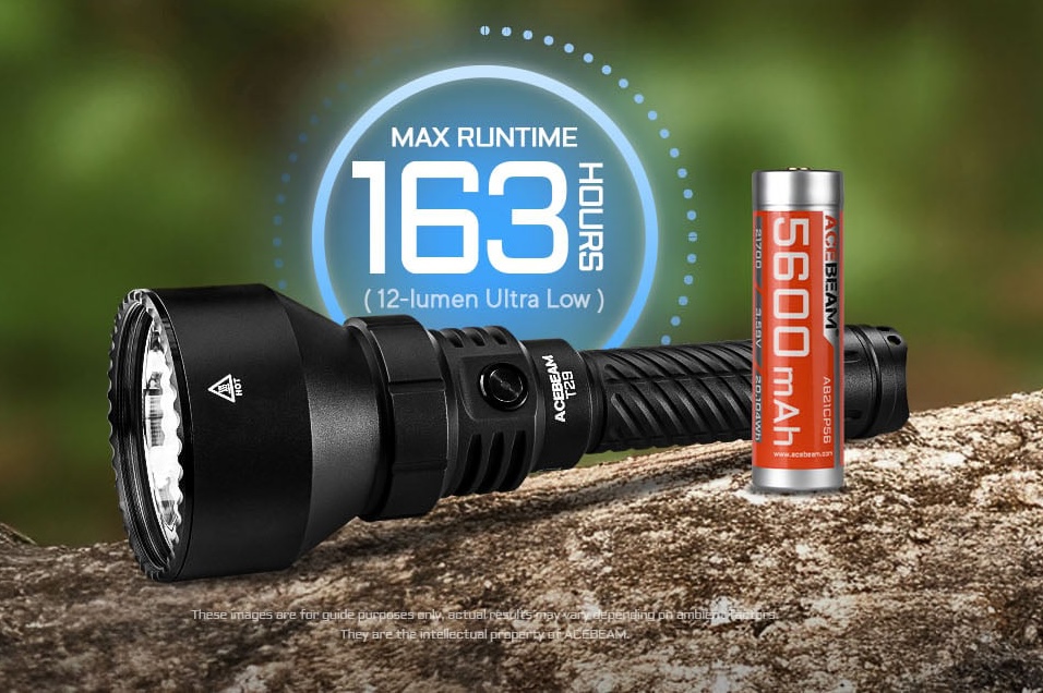 ACEBEAM P15 Defender – Torcia Tattica EDC Verde Scuro – Con Batteria – Nuova