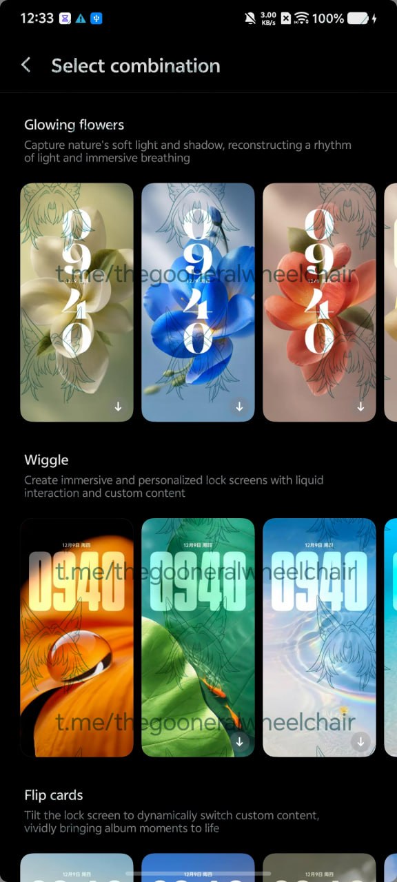 Fiori luminosi ed effetto Wiggle in OriginOS 7