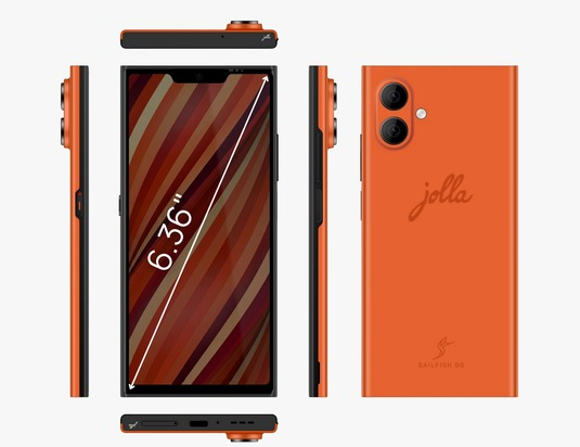 Il Jolla Phone avrà un interruttore per la privacy sul lato sinistro. (Fonte immagine: Jolla)