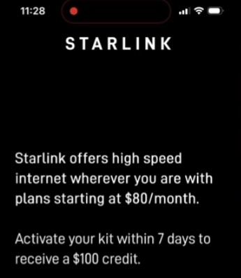 Accordo per il piano di distributori automatici Starlink.