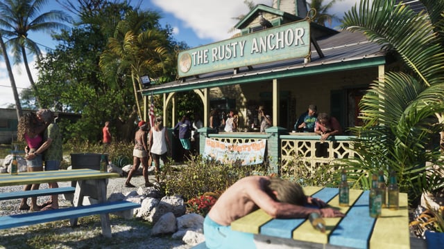 Uno screenshot del bar «The Rusty Anchor» tratto da GTA 6.