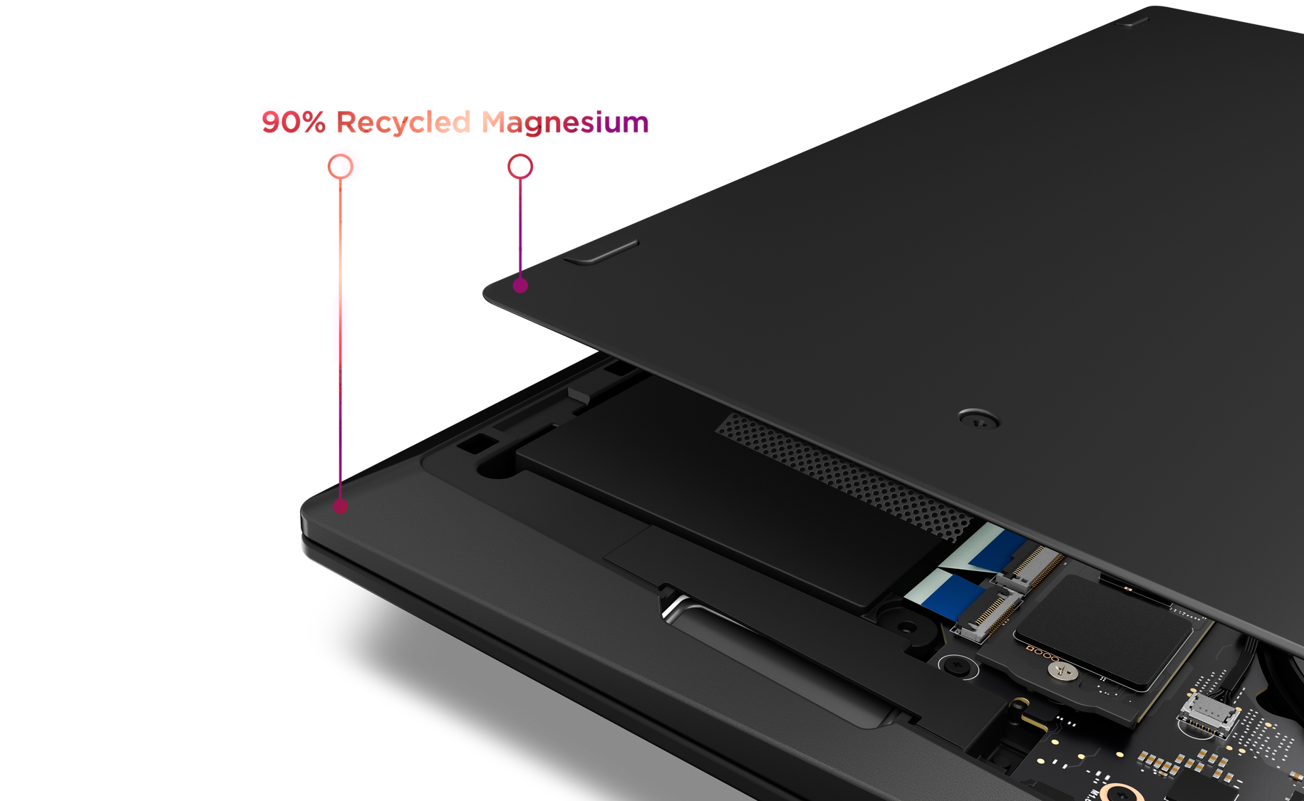 Lenovo ThinkPad X1 Carbon Gen 14 Aura Edition: Telaio ridisegnato (fonte: Lenovo)
