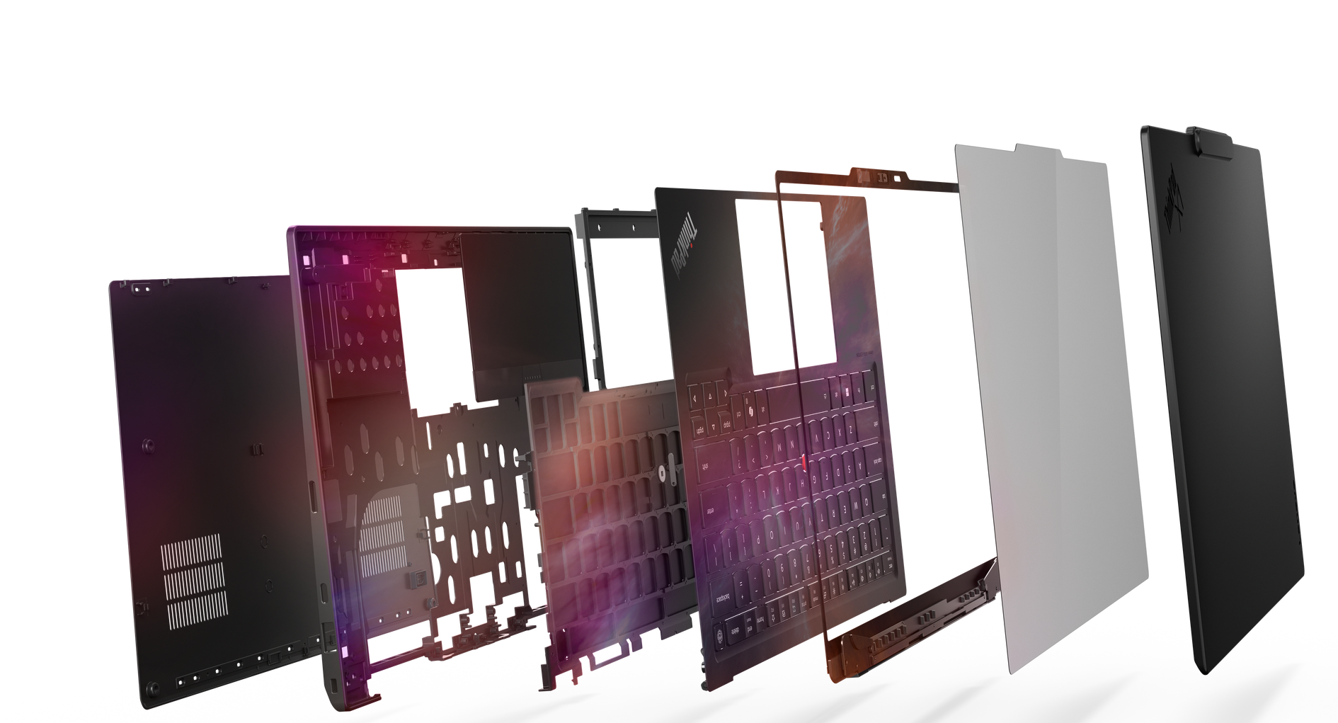 Lenovo ThinkPad X1 Carbon Gen 14 Aura Edition: Design Space Frame (fonte: Lenovo)