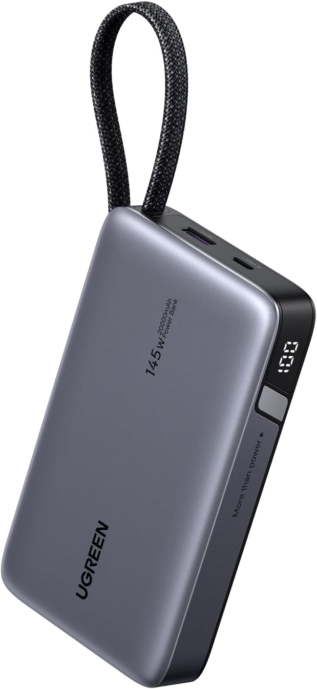 Il Nexode Power Bank 20.000 mAh 145W di Ugreen. (Fonte: Ugreen)