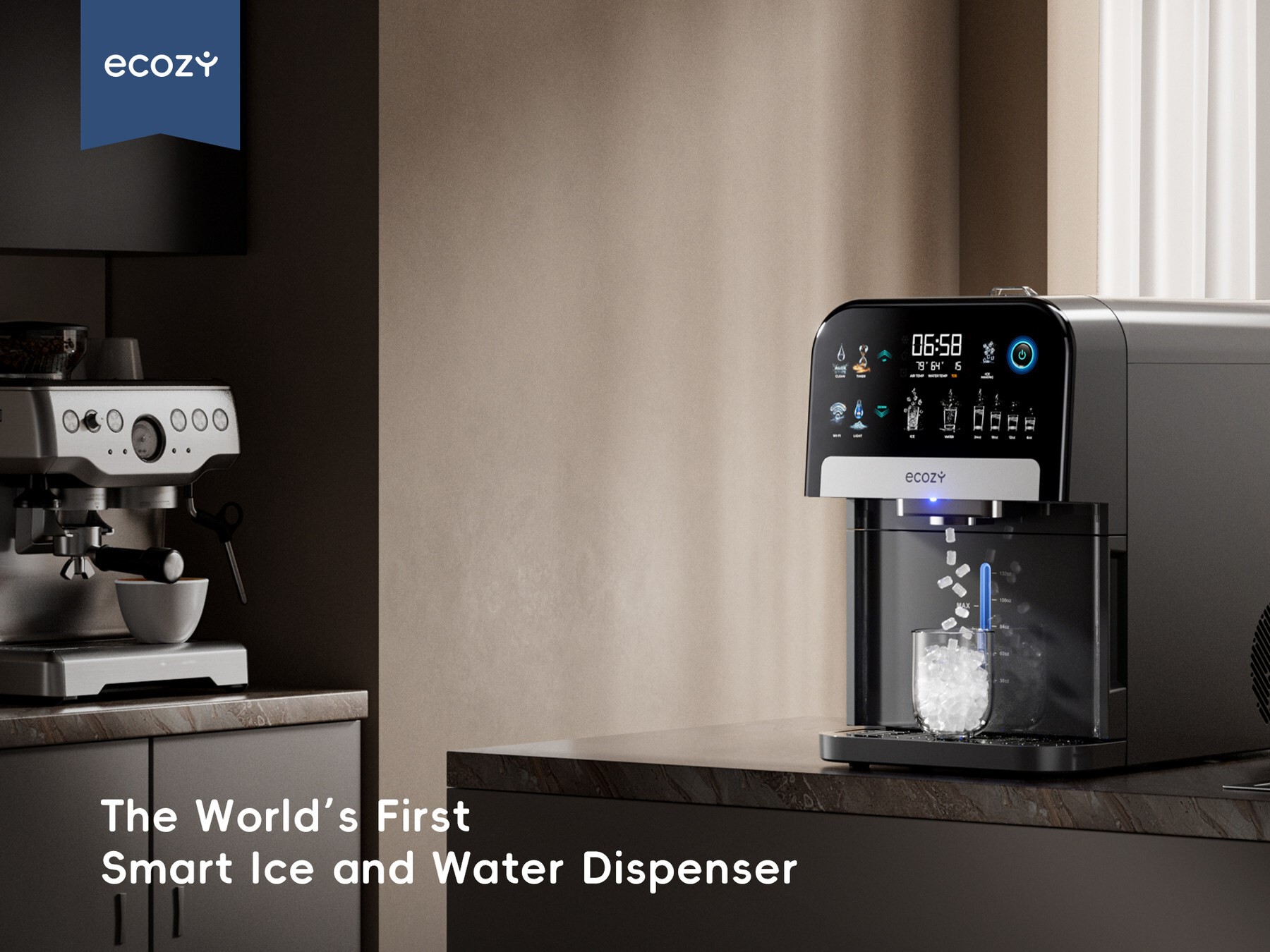 Distributore D'Acqua Automatico LED Portatile Con Pompa Elettrica A Ricarica USB - Universale Per Bottiglie Da 4,5L A 18,9L - Struttura Integrata In ABS