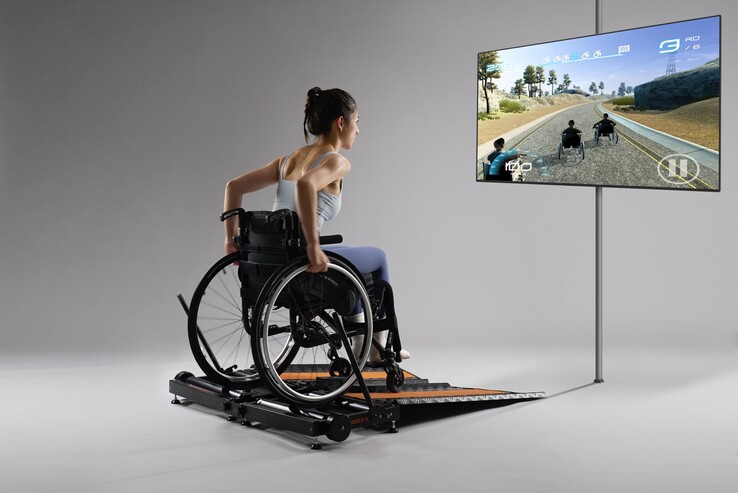 Gli utenti di sedie a rotelle manuali possono sviluppare forza e gioco utilizzando il Kangsters Wheely-X. (Fonte: Kangster)