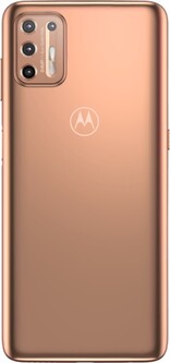 Moto G9 Plus in oro rosso