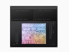 Apple ha introdotto il SoC Apple M3 qui raffigurato nel 2023. (Immagine: Apple)